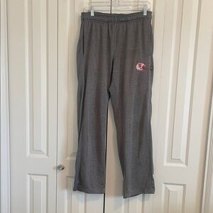 Gray Men's Sweatpants with Logo
